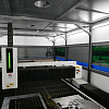 FL-L2040FHR-6000-D350-IPG Лазерный станок для резки листового металла и труб с кабинетной защитой